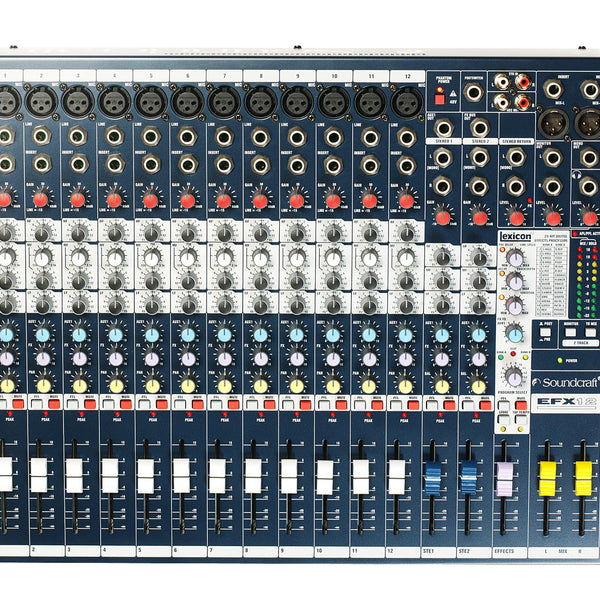 Soundcraft EFX12 12-Channel Mixer With Lexicon Effects