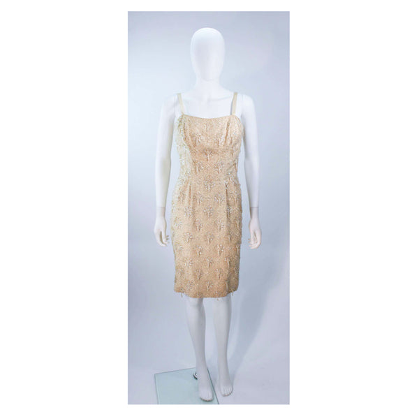 vintage beaded cocktail dress