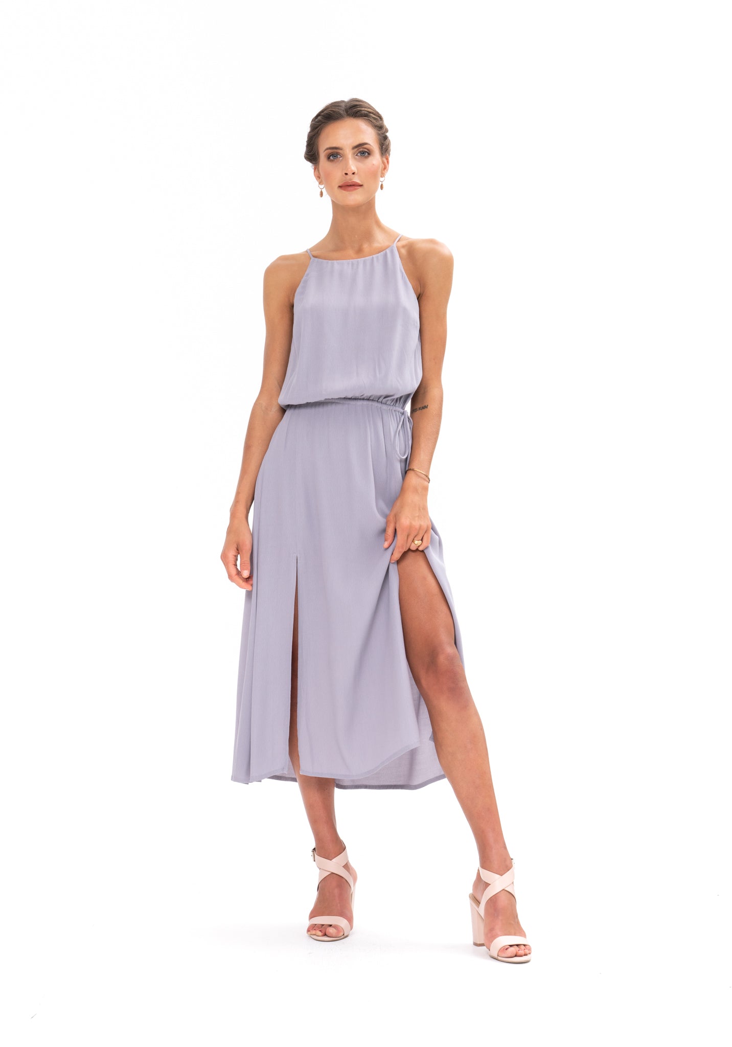 Slasher Dress- Appaloosa Grey – evolutionbridesmaids