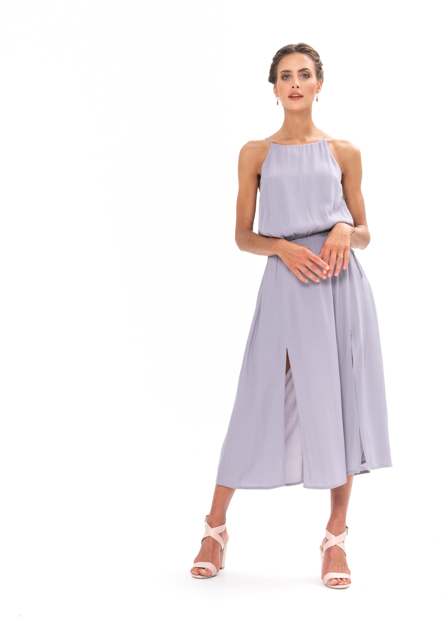 Slasher Dress- Appaloosa Grey – evolutionbridesmaids