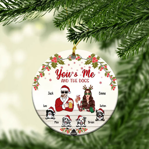 Personalized Pet Ornament, Custom People with Pet Ornament, 2023 Merry —  GearLit
