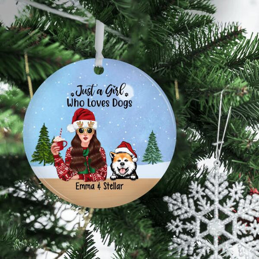Personalized Metal Ornament with Dog, Fishing Gifts For Her, Cool Girl —  GearLit