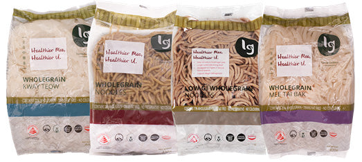 Wholegrain noodle and low gi noodle