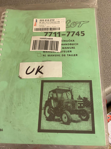 Zetor 5745 Manual