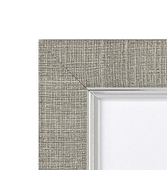 Unmounted Textured Grey Picture Frame