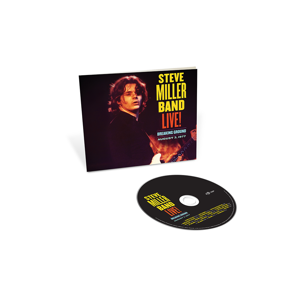 Breaking Ground – Live August 3, 1977 CD – Steve Miller Band Official Store