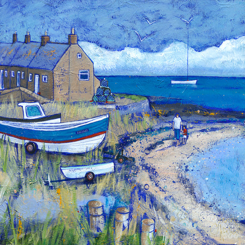 Boulmer Northumberland Art Print Joanne Wishart