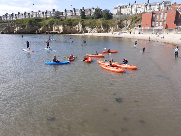 CBK Kayaking in Cullerrcoats Bay North East Watersports