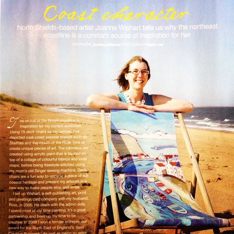 Joanne wishart north East artist coast magazine