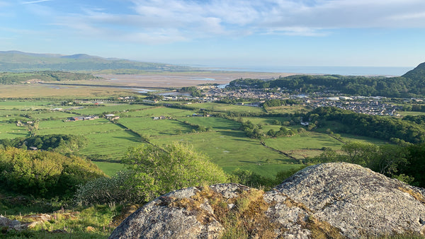 View of Porthmadog in North Wales