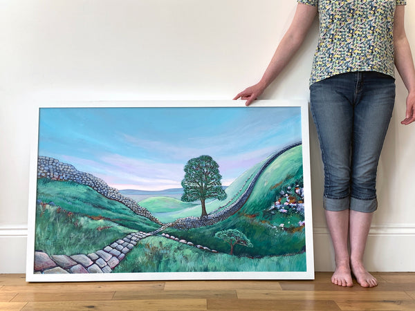 Sycamore Gap tree painting