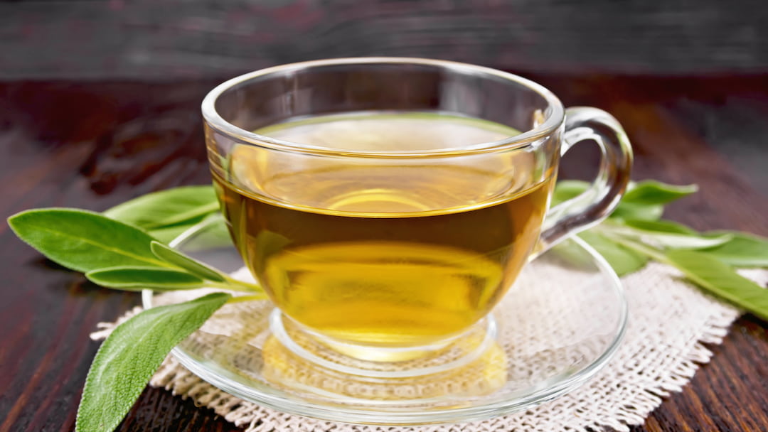 Green tea with honey 