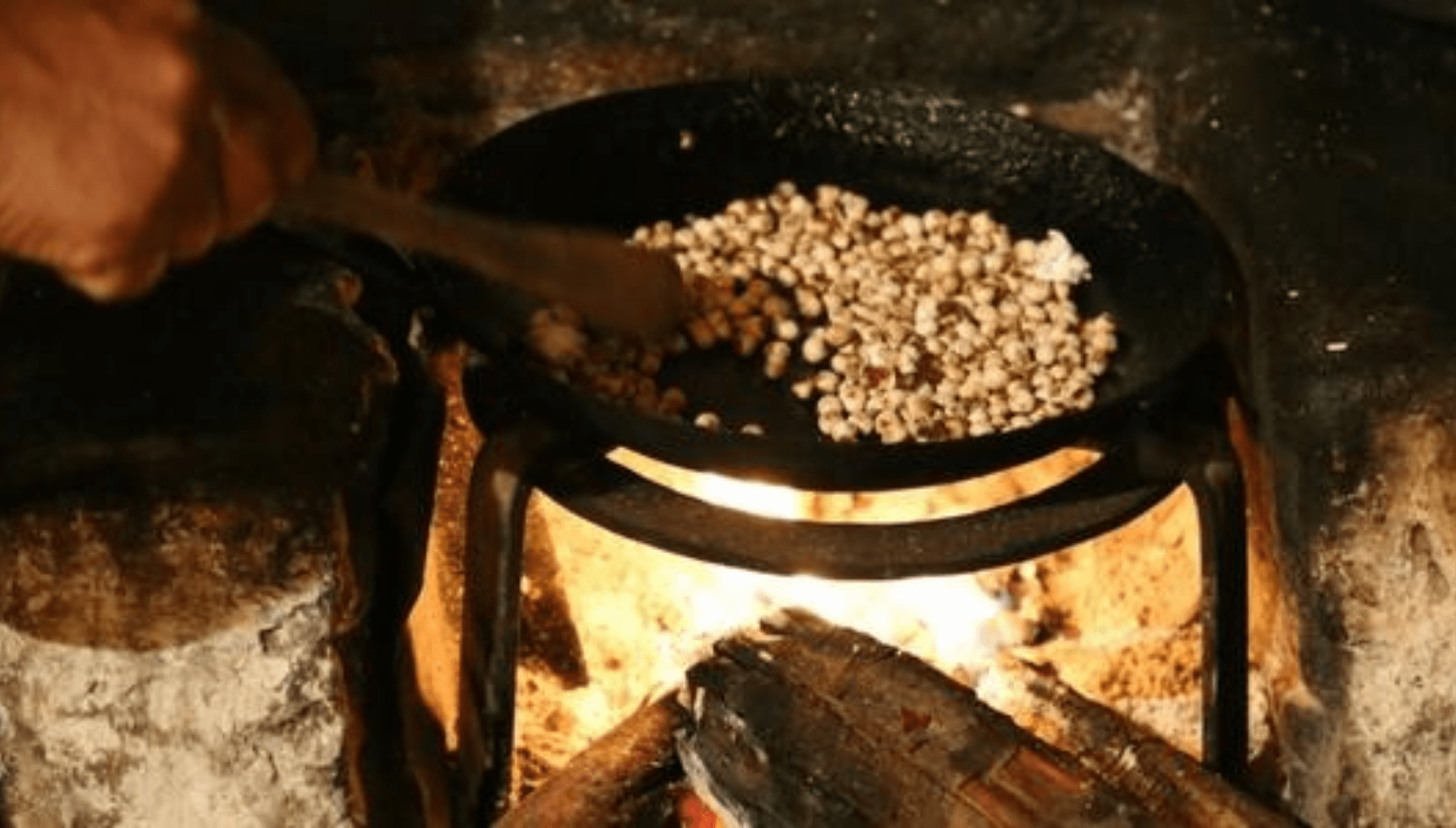 Cooking millet at Nongtraw village