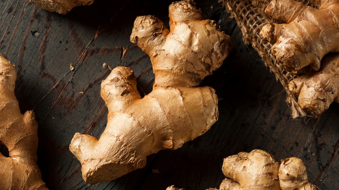 Ginger and skin care 
