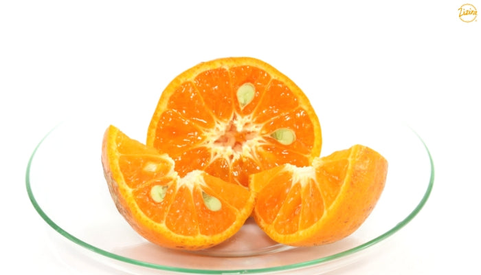 sliced khasi mandarin