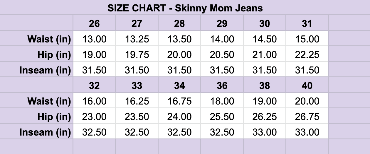 skinny mom jean