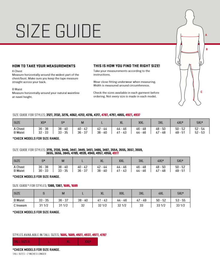 Size Guide for Blaklader – Northern Boots