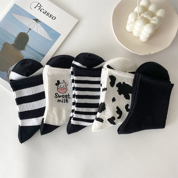 Cow Socks, 5-Pair Pack – Dabolly