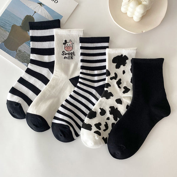 Cow Socks, 5-Pair Pack – Dabolly