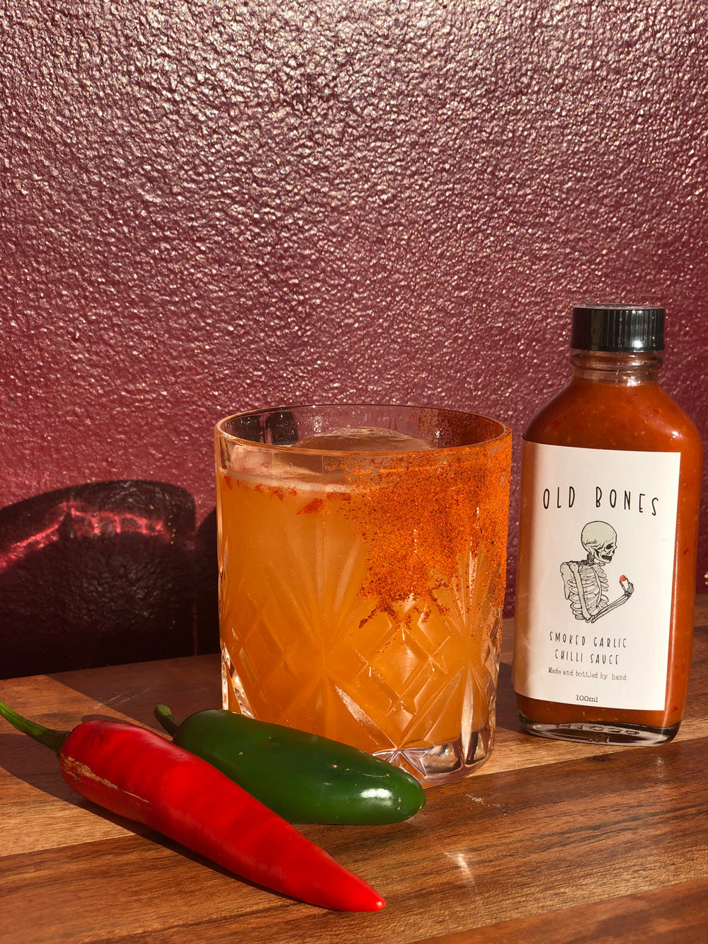 Old Bones Chilli Co Mexican Firing Squad Cocktail