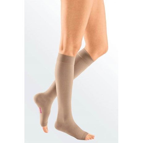 Scholl Softgrip MEDIUM class II medium support thigh length stockings -Box  wear