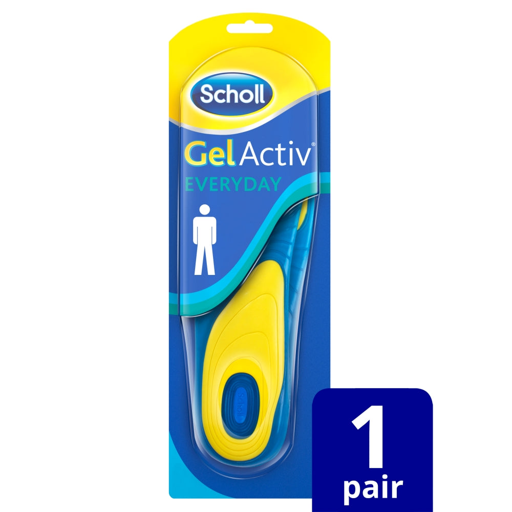 Schots Graden Celsius heilig Scholl Gel Activ Men's Insoles Everyday - Phelan's Pharmacy