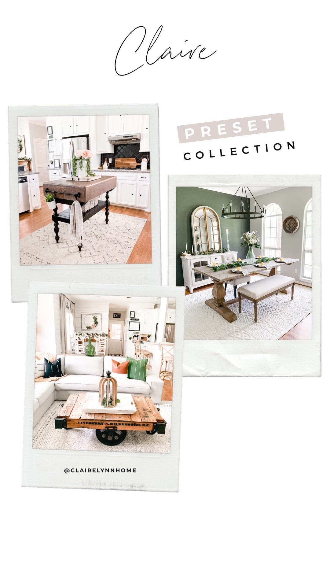 Claire Collection - @clairelynnhome