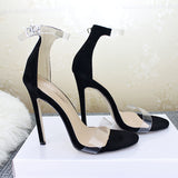 Transparency Sandals High Heel Women's Shoes