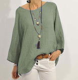 Loose Casual Long Sleeve Cotton Shirt