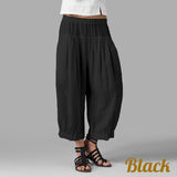 Loose Casual Cotton Linen Wide Leg Pant