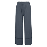 Cotton Linen Loose Pant Literary Trousers