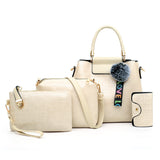 Fashion Crocodile Pattern Mother Bag (Four-Piece Set)