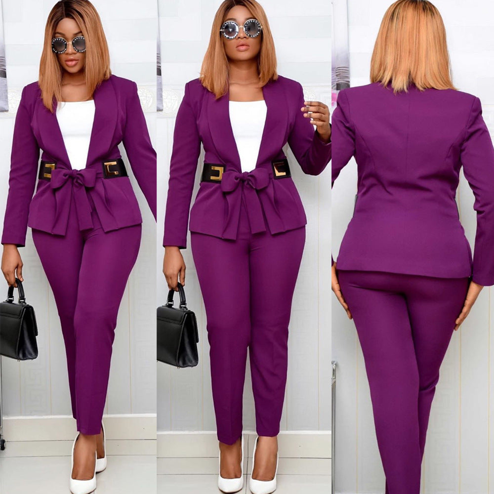 Plus Size OL Style Suit Set – colintime