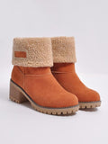 Chunky Mid Calf Winter Snow Boots