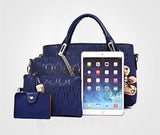 Fashion Embossed Bear And Mother Bag (Four-Piece Set)