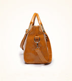 Fashion Trend Oil Wax Leather Women's Shoulder Bag