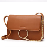 Fashion Magnetic Buckle Retro Crossbody Bag