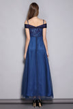 Aba Blue Evening Dress