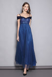 Aba Blue Evening Dress