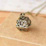 Retro Style Hollow Out Pendant Necklace