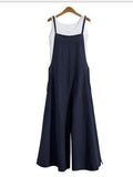 Fashion Casual Loose Pants Large Size Jumpsuits