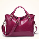 Fashion Trend Oil Wax Leather Women's Shoulder Bag