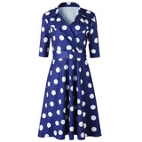 Polka Dot Plus Size Dress