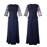 Elegant  3/4 Sleeve Dresses Lace Dresses XL-4XL
