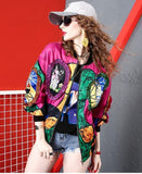 Fashion Printed Long Sleeve Baseball Uniform