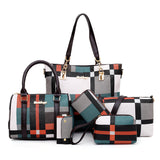 Fashion Stitching Contrast Mother-In-Law Bag (Six-Piece Set)