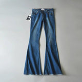 Fashion Elastic Bell-bottoms Jean