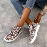 Round Toe Platform Zipper Daily Sneakers