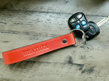 Personalized Leather Keychain