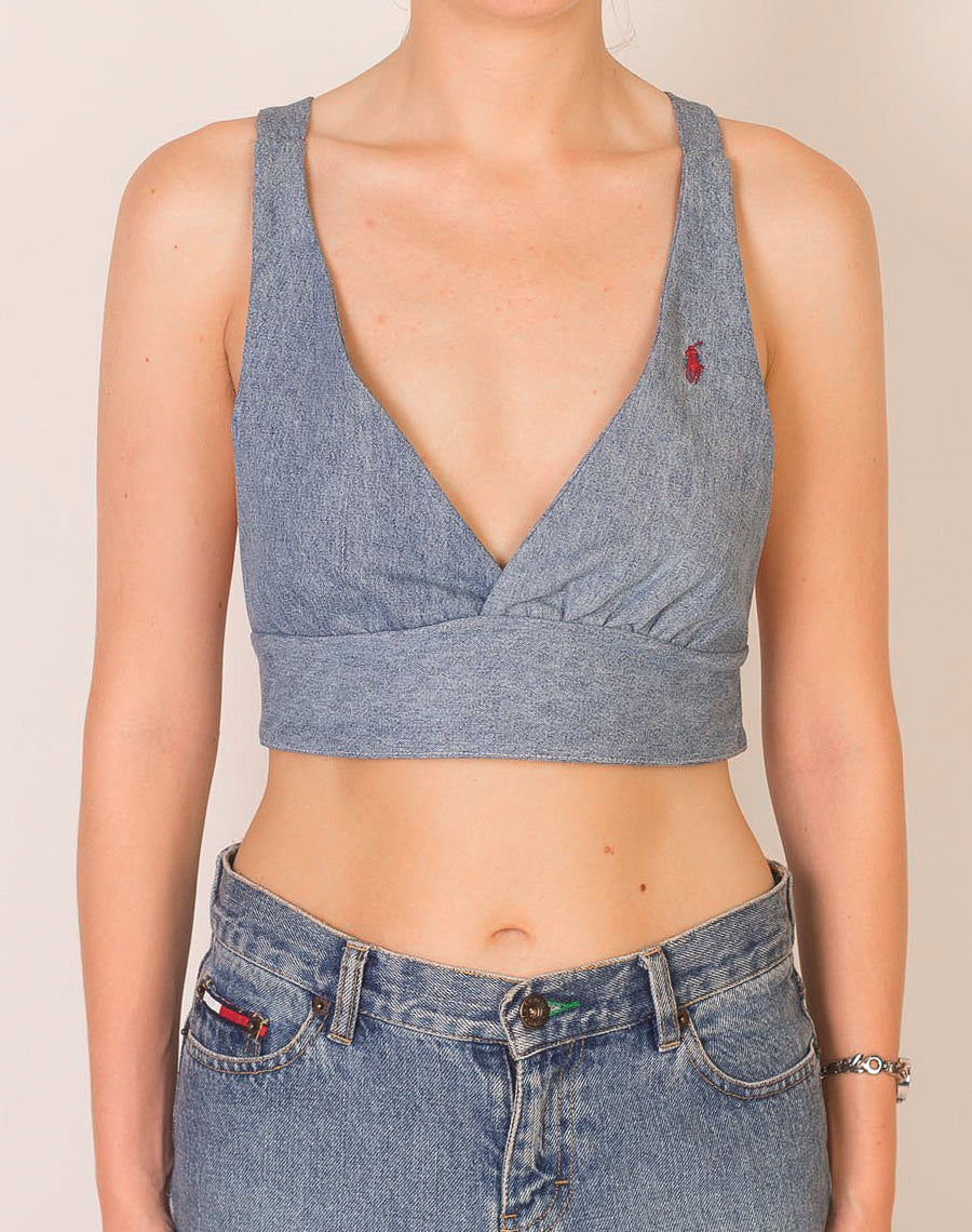 image of RALPH STONEWASH GINA BRALETTE TOP (S/M)